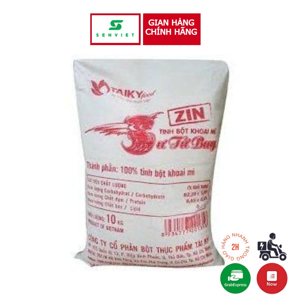 Bao 10kg bột năng sư tử bay Tài Ký