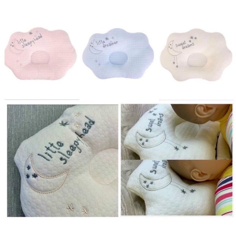 Gối chống méo đầu cho bé Bebe Comfort chống bẹp đầu cho trẻ sơ sinh bé 6 tháng 1 tuổi 2 tuổi siêu dễ thương Mã A69