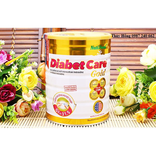 Sữa Bột NutiFood Diabet Care Gold 900g ( dành cho người tiểu đường )