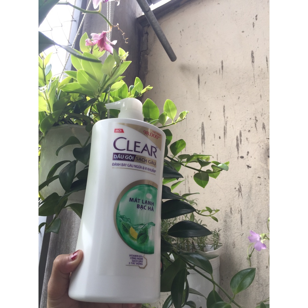 DẦU GỘI CLEAR BẠC HÀ 880G