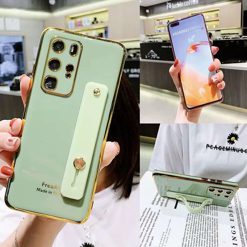 Ốp Điện Thoại Dẻo Mạ 6D Kèm Dây Đeo Tay Cho Xiaomi Redmi 10C 10 Note 11 11S 10 10S 9A 9T 9C Poco M3 X3 M4 X4 Pro 4G 5G