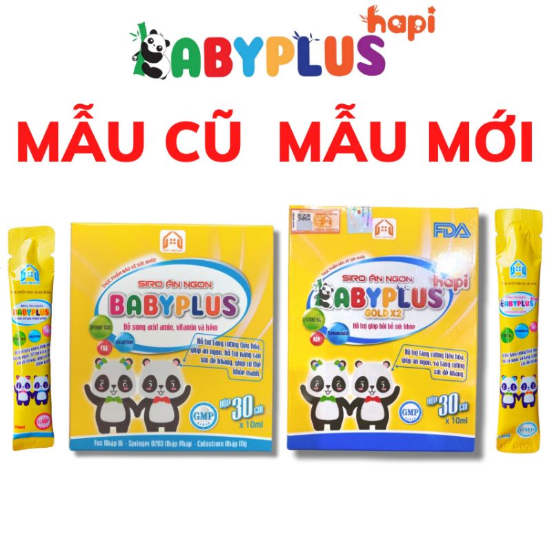 BABYPLUS - Siro Ăn Ngon Baby Plus, Bé Hết Biếng Ăn, Tăng Cân, Tăng Cường Đề Kháng, Hết Táo Bón