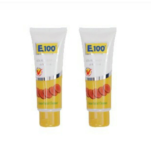 Sữa rửa mặt nghệ có hạt massage E100 lọ 100g