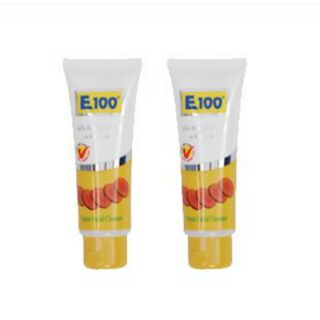 Sữa rửa mặt nghệ có hạt massage E100 lọ 100g