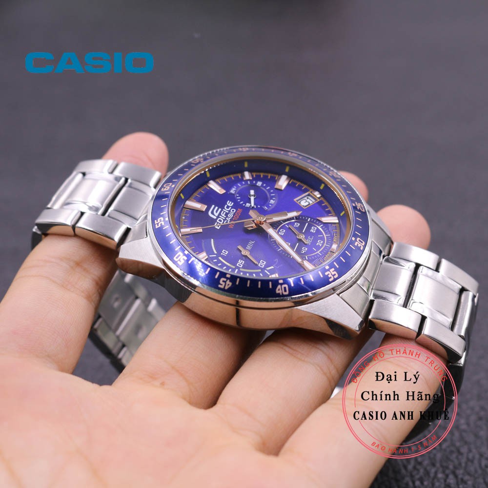 Đồng hồ Nam Casio Edifice EFV-540D-2AVUDF dây kim loại