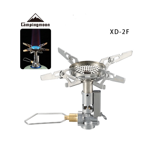Bếp Gas Mini Campingmoon BKXD-2F Gấp Gọn, Chống Gió