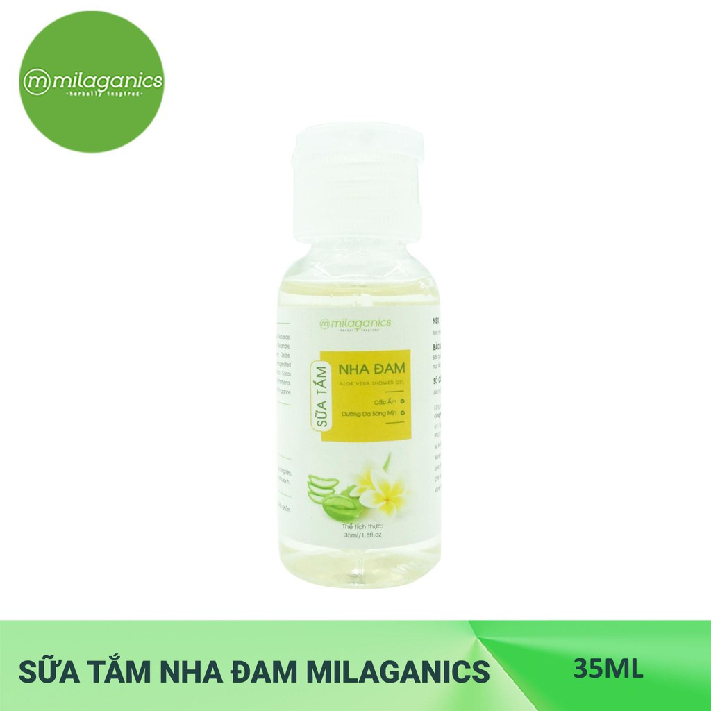 Sữa Tắm Nha Đam Milaganics 35ml | BigBuy360 - bigbuy360.vn