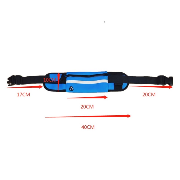 Túi đựng điện thoại chạy bộ, tập gym, đeo điện thoại, bình nước, đai co giãn vừa bụng
