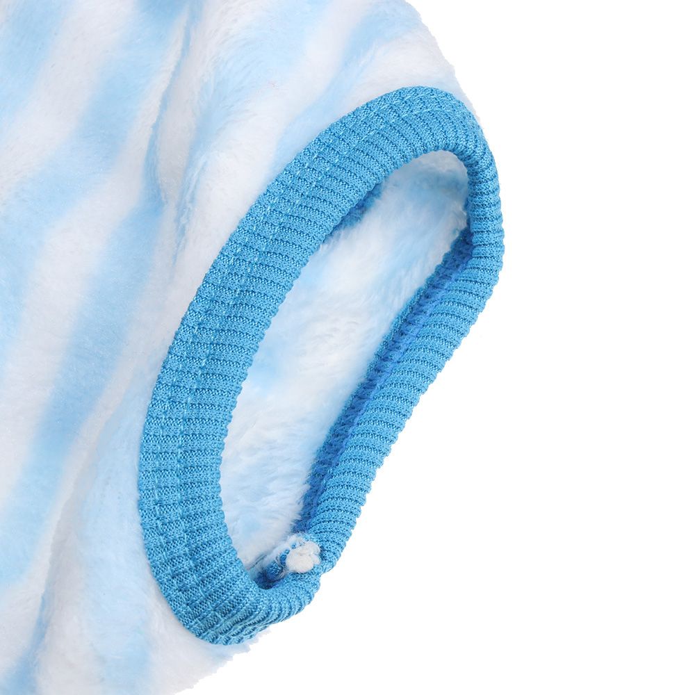 Trang phục mềm mại giữ ấm in hình dấu chân cho thú cưng