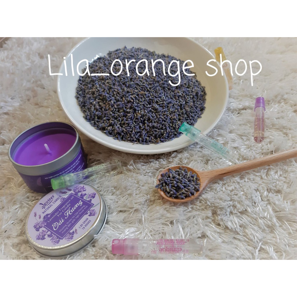 Nụ lavender khô (hoa oải hương) thơm nồng nàn gói nhỏ 5 - 10 gram