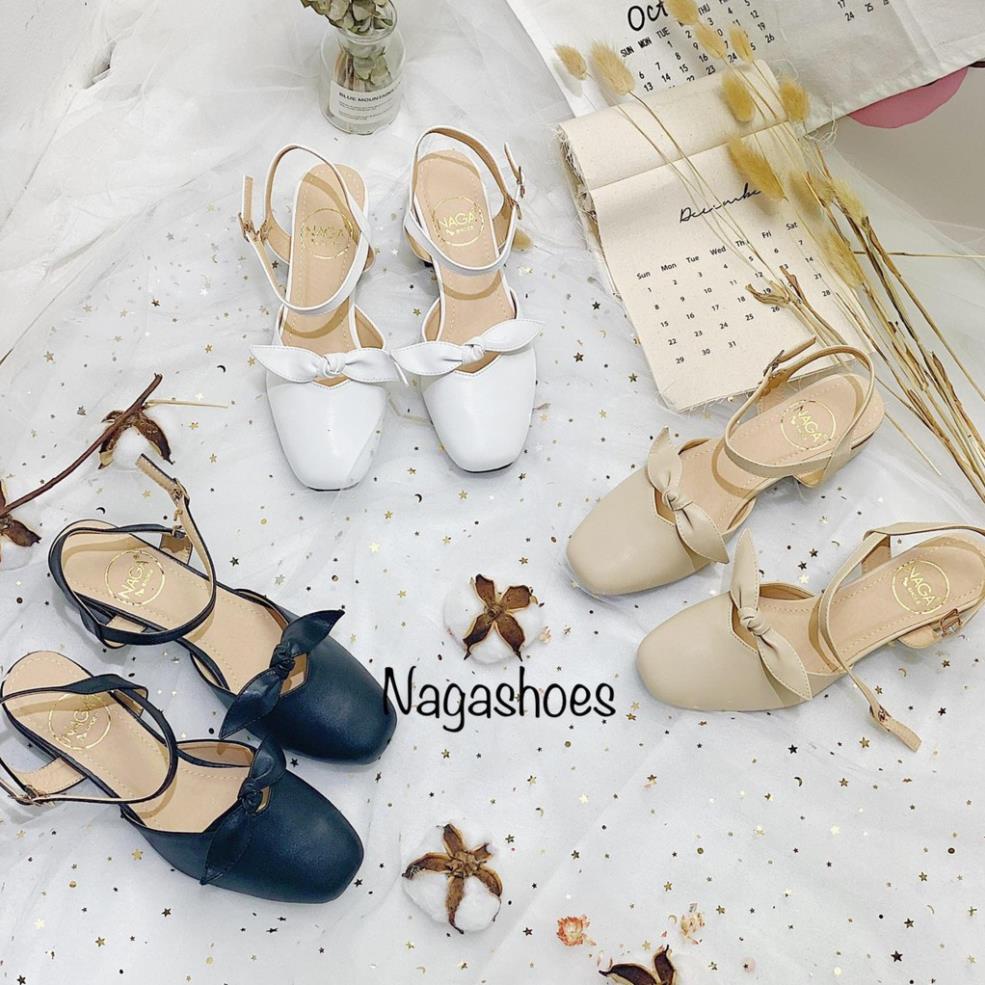 Vip GIÀY CAO GÓT NAGASHOES CÓ NƠ NAC145 .