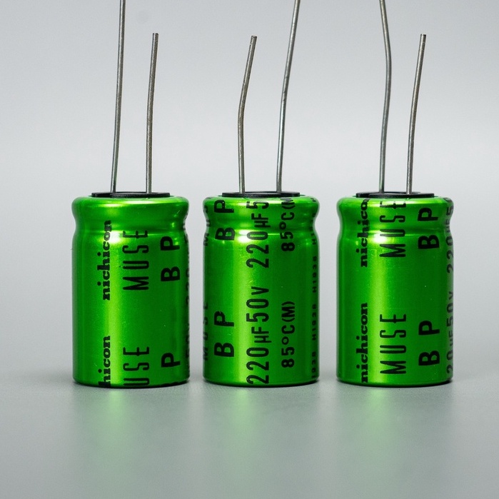 Nichicon Muse ES BP 220uf 50V x 1 tụ điện không phân cực