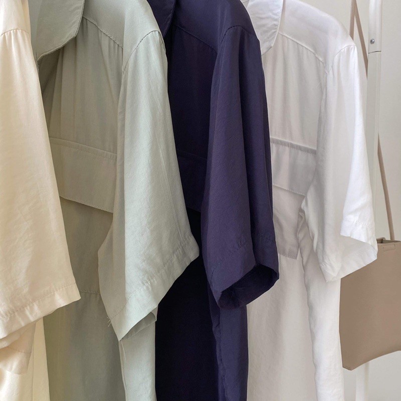 A0146_Áo sơ mi cộc tay 2 túi | BigBuy360 - bigbuy360.vn