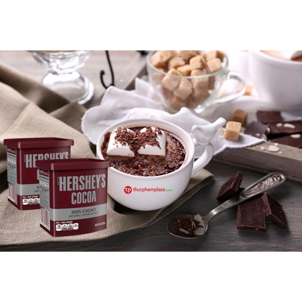 Bột cacao Nguyên Chất, Không Đường hershey's cocoa powder 226 gr-USA
