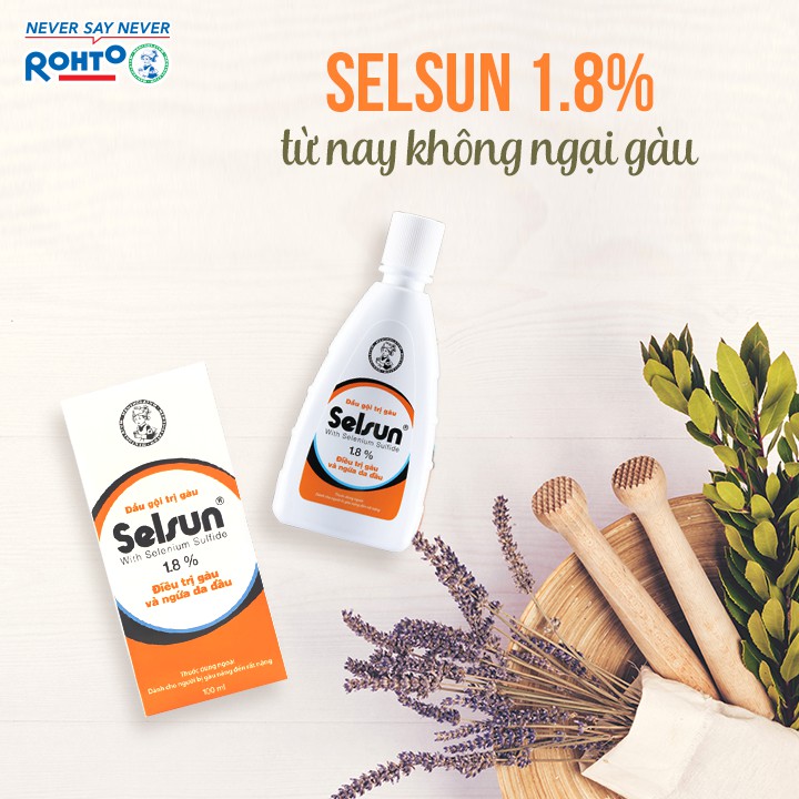 Dầu gội chống gàu và ngứa Selsun 1.8% (100ml)