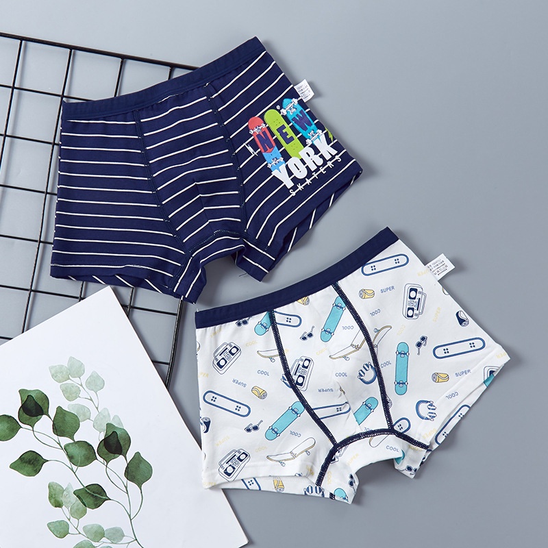 SET 4 Quần Sịp Boxer Bé Trai Cotton Cao Cấp DAHANA Kids - Quần Lót Boxer Bé trai ( Có Size Đại Cho Trẻ Béo)