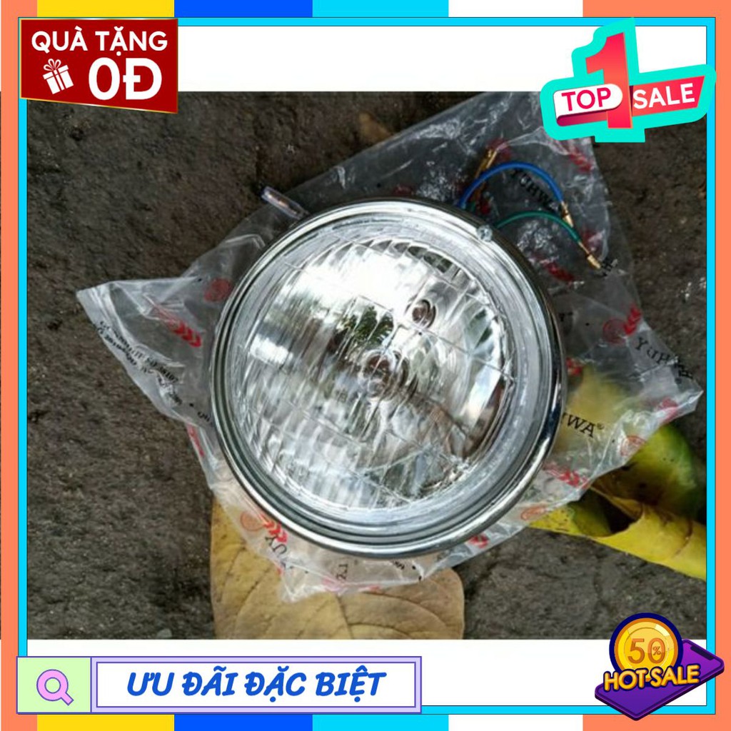 Hàng tốt - Pha Cub 81 mới, cũ xuất xứ Đài Loan kèm bóng đui (chóa cho xe máy Honda new, tây á, Tq trung quốc.