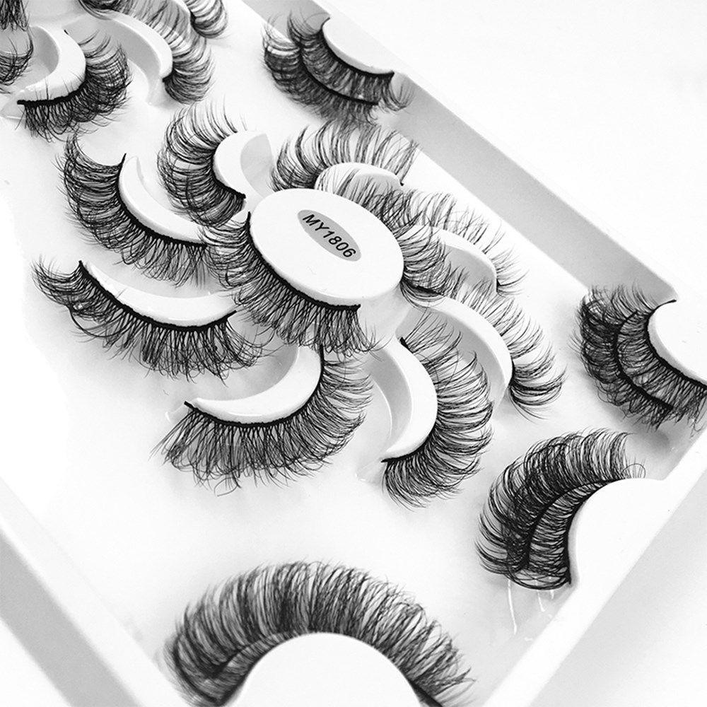 Set 18 Cặp Lông Mi Giả Nhiều Lớp Handmade Dành Cho Trang Điểm Mắt