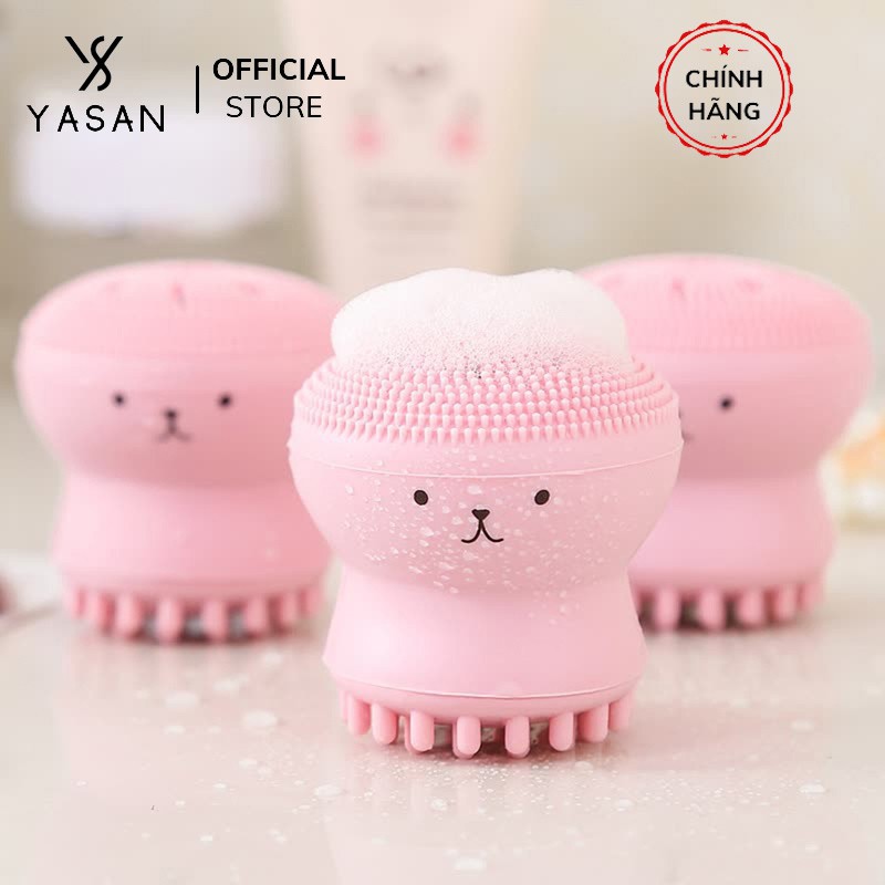Mút rửa mặt bạch tuộc phong cách Hàn Quốc cọ silicone rửa mặt làm sạch lỗ chân lông Yasan | BigBuy360 - bigbuy360.vn
