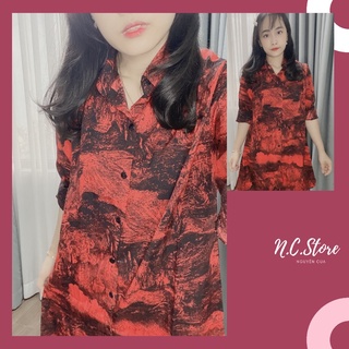 [ TẶNG ĐAI DA] Đầm sơ mi lụa💋 freeship