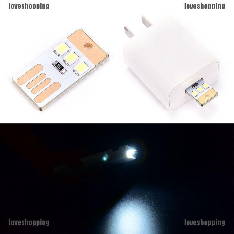 1 / 3 Đèn led 3 Bóng mini Với Cổng Sạc usb