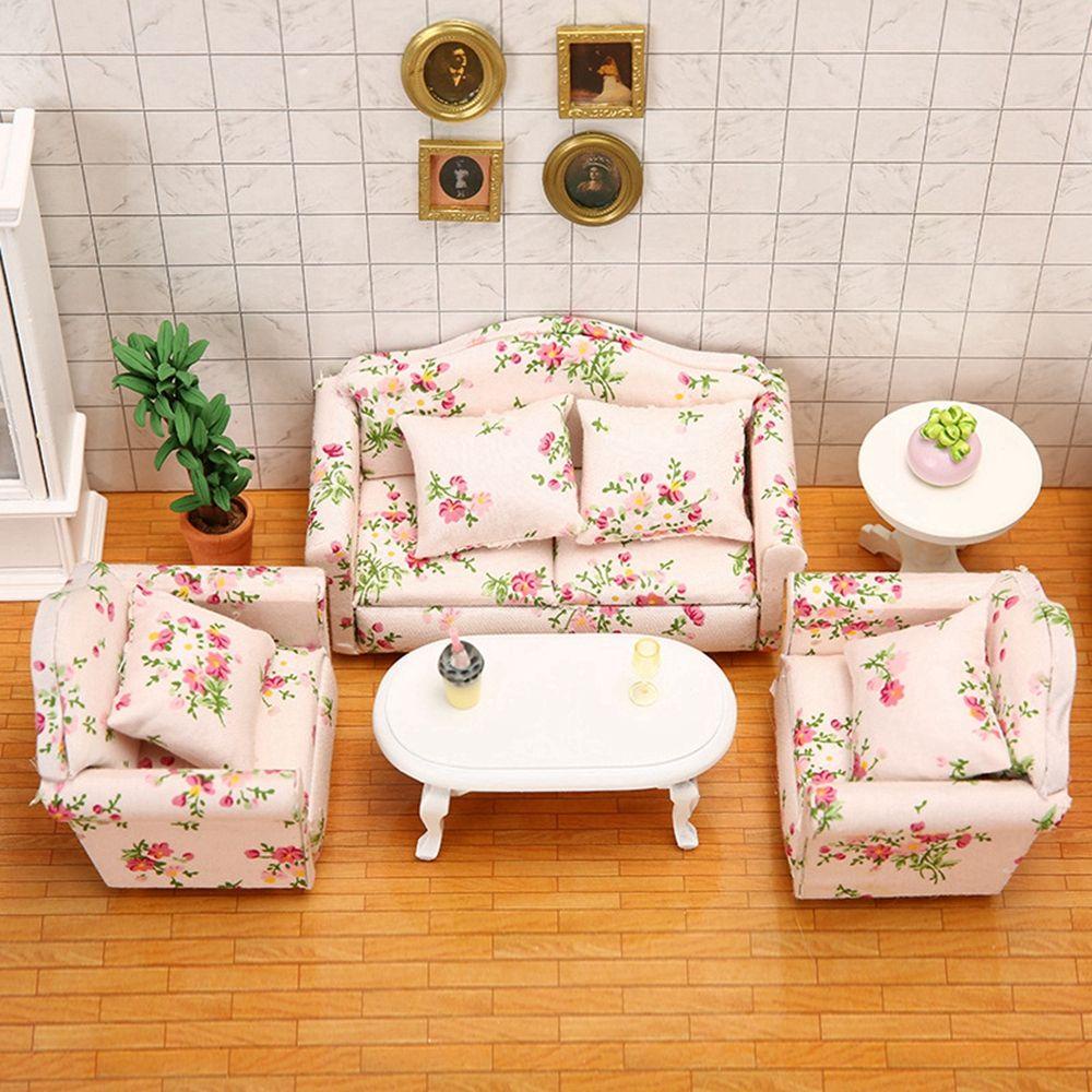 1 Mô Hình Ghế Sofa Mềm Mini Nhiều Kiểu Dáng Trang Trí Cho Bé Gái
