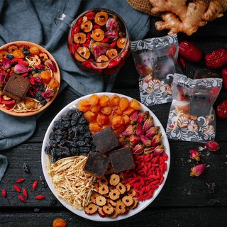 Chè Dưỡng Nhan Đường Đen - Chè Hoa Bát Bảo Đường Đen Bổ Huyết Dưỡng Da