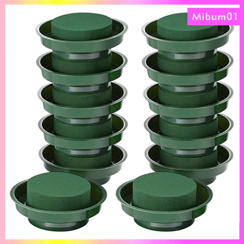 Set 12 Mút Cắm Hoa Khô Hình Tròn Dùng Trang Trí Tiệc Cưới Diy