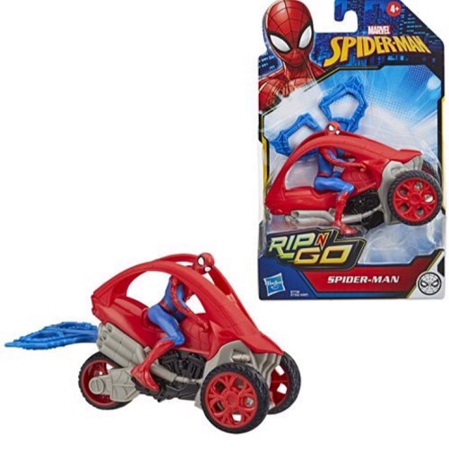 [Mã BMBAU50 giảm 7% đơn 99K] Đồ chơi Hasbro người nhện thần tốc Spiderman Rip N Go E7332 (Giao mẫu ngẫu nhiên)