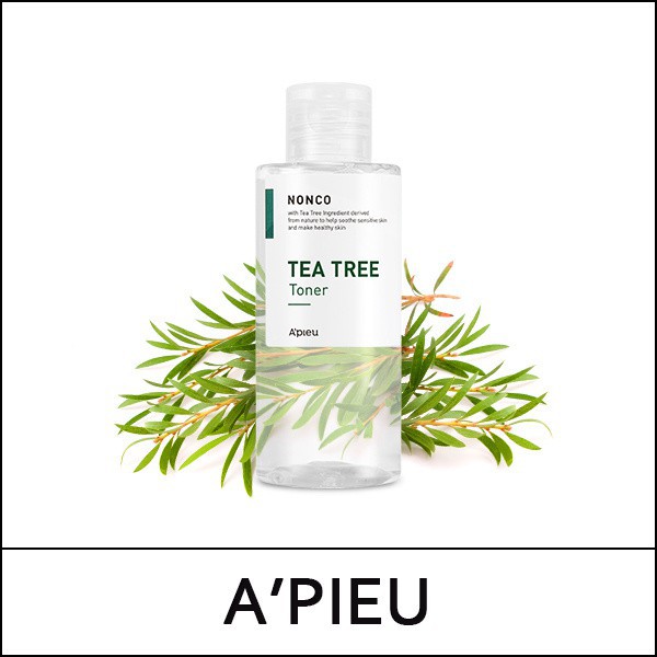 Nước Hoa Hồng Cân Bằng Da Cho Da Dầu Mụn Apieu Tea Tree Toner 210ml