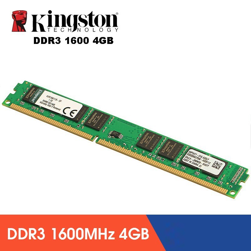 Ram DDR3 Kingston 4GB/8GB bus 1600Mhz dùng cho PC hàng chính hãng siêu bền bảo hành 36 tháng 1 đổi 1