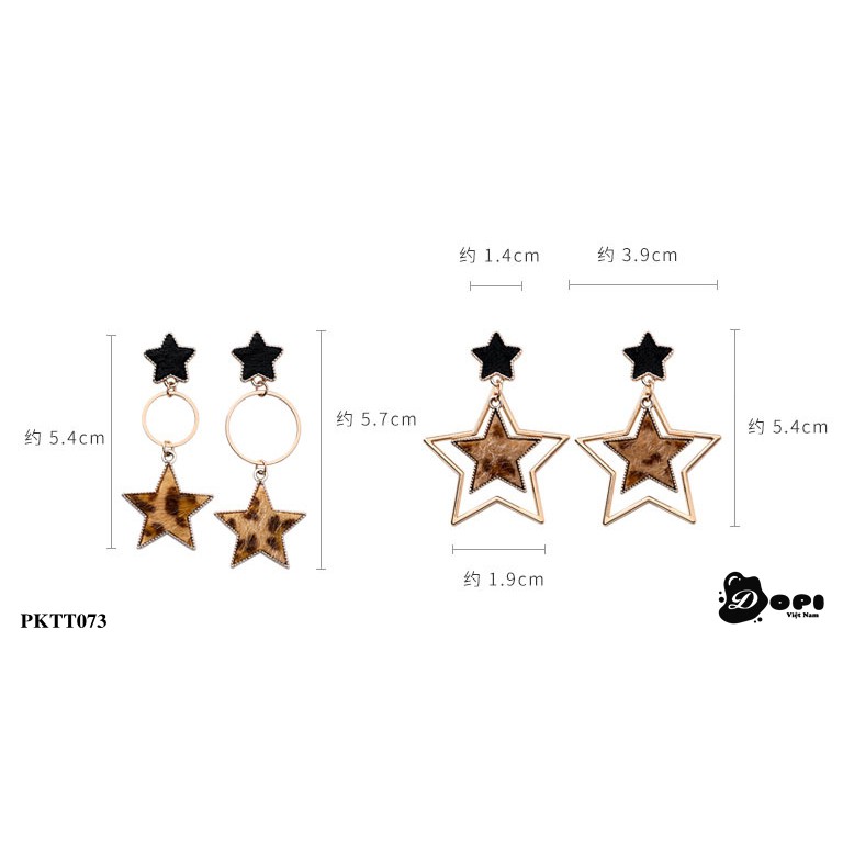 Bông tai hình ngôi sao cá tính