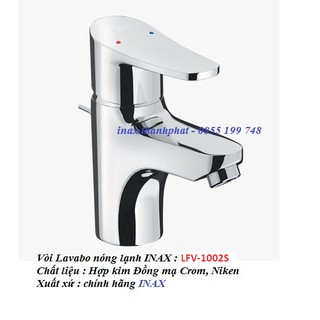 Vòi rửa mặt nóng lạnh inax lfv-1002s