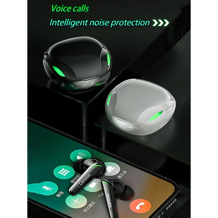 Tai Nghe Bluetooth 5.1- Chơi Game Chuyên Nghiệp - Lenovo LivePods XT92 Chính Hãng  - Game Mode -Bảo Hành 1 Năm.