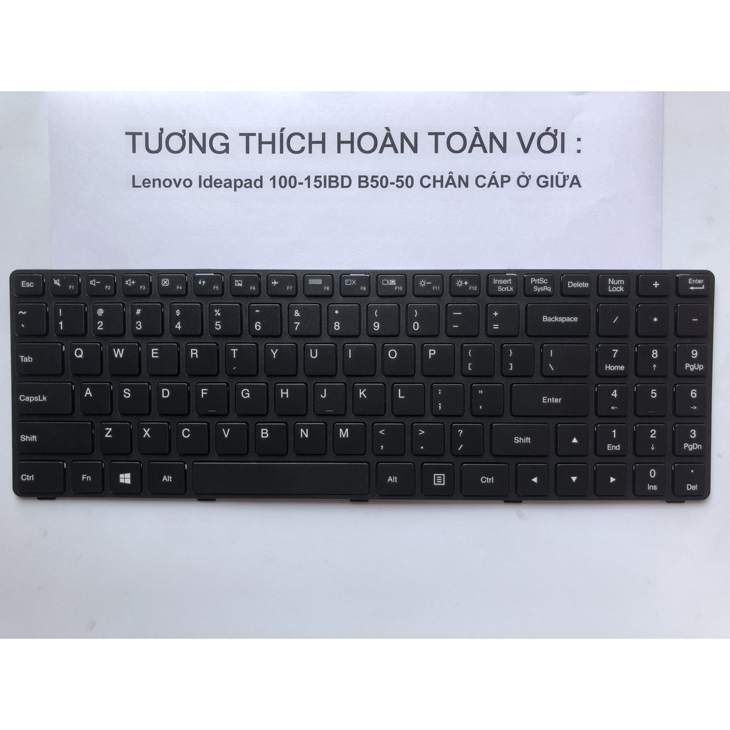 Bàn phím Laptop Lenovo Ideapad 100-15IBD B50-50 Cáp Giữa Hàng Mới 100% Bảo Hành 12 Tháng Toàn Quốc