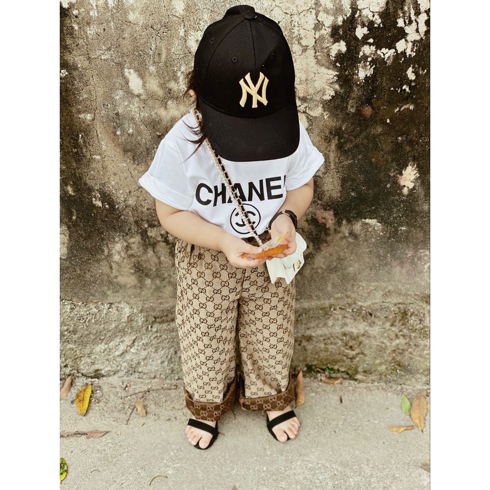 Áo thun chanel cho bé , áo thun unisex hàng  cao cấp , Kid_genZ