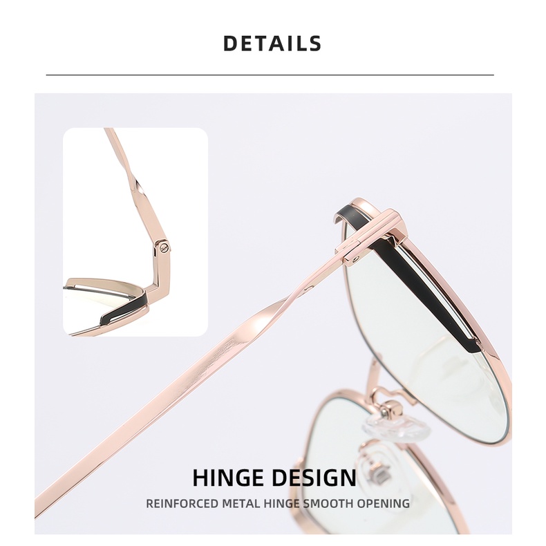 Mắt kính ZELIN LC702 gọng hình mắt mèo phong cách Âu Mỹ cho nữ