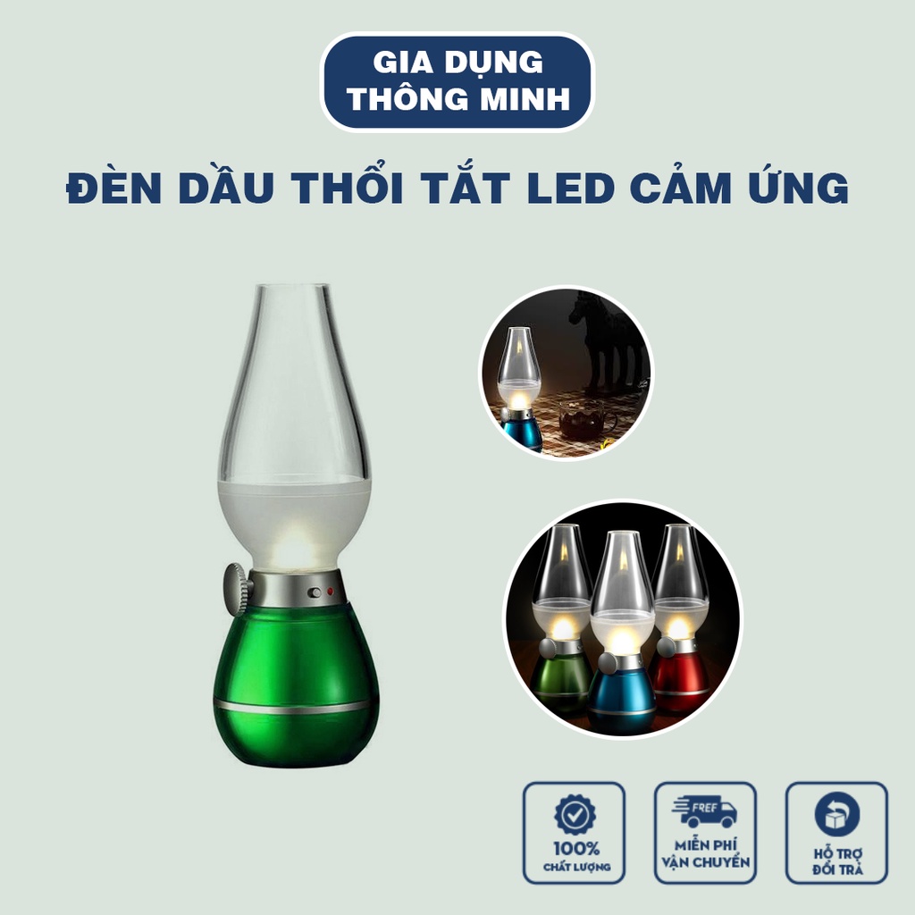 Đèn dầu thổi tắt Led cảm ứng