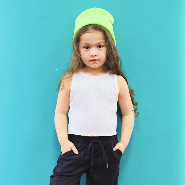 Tank top thun gân August25 từ 20kg-60kg có size cho Mẹ và cả bé