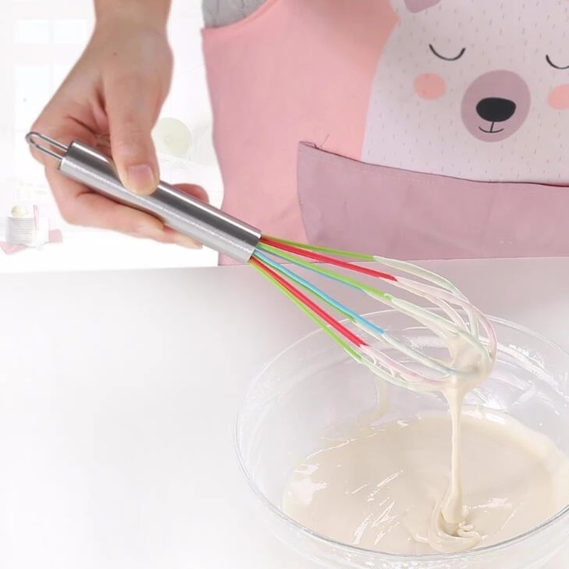 Cây Đánh Trứng Bằng Silicone 8/10/12 Inch