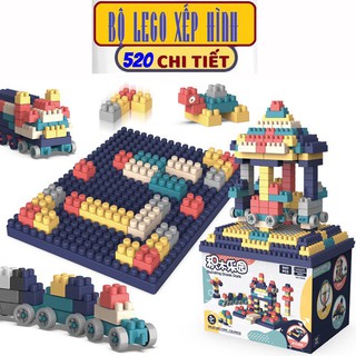Chơi khỏe , chơi vui cùng bộ xếp hình sáng tạo Lego với hơn 500 chi tiết
