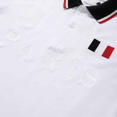 Áo thun Polo nam Galvin cổ bẻ thêu cờ Pháp tay ngắn lỡ PLGV56T - Leo Vatino | BigBuy360 - bigbuy360.vn