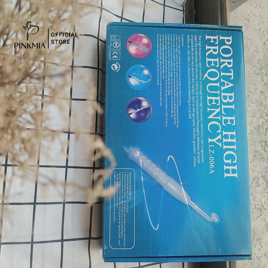 (Bảo Hành 12 Tháng) Máy Điện Tím Sát Khuẩn Cầm Tay Sau Nặn Mụn Dùng Cho Spa TMV