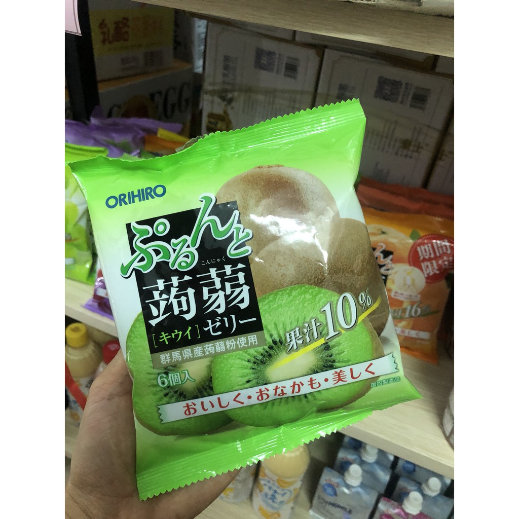 Thạch trái cây Orihiro Nhật Bản gói 120g