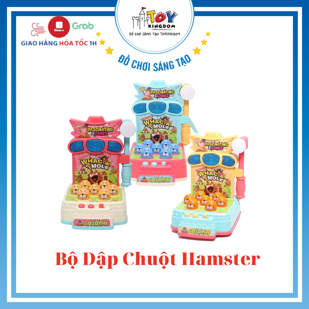 Bộ Đồ Chơi Đập Chuột Hamster Bằng Nhựa Có Bài Hát Vui Nhộn Đáng Yêu