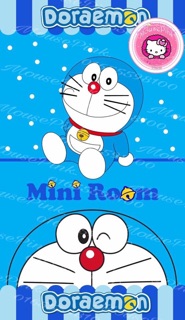 Decan dán cửa doremon