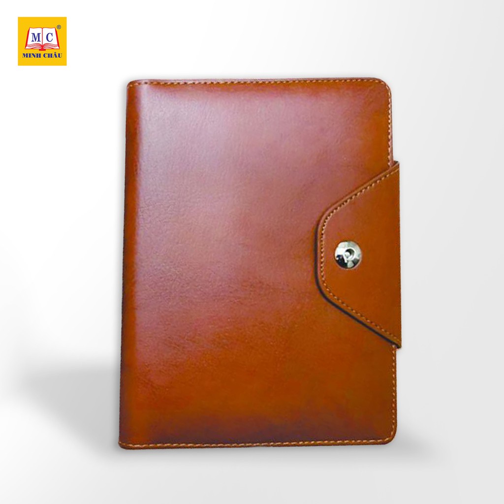 Sổ còng bìa da B4 160 trang - Giấy định lượng 70 gsm Cao cấp màu đen , nâu