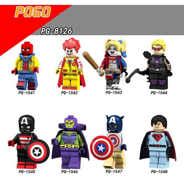 Minifigures Các Nhân Vật Siêu Anh Hùng