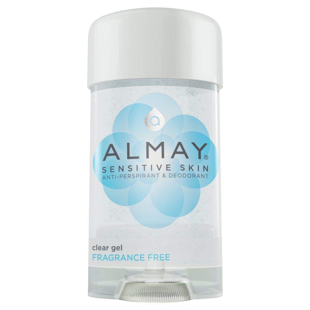 Lăn gel không mùi dành cho nữ Almay Clear Gel Antiperspirant Deodorant for Women 64g (Mỹ)