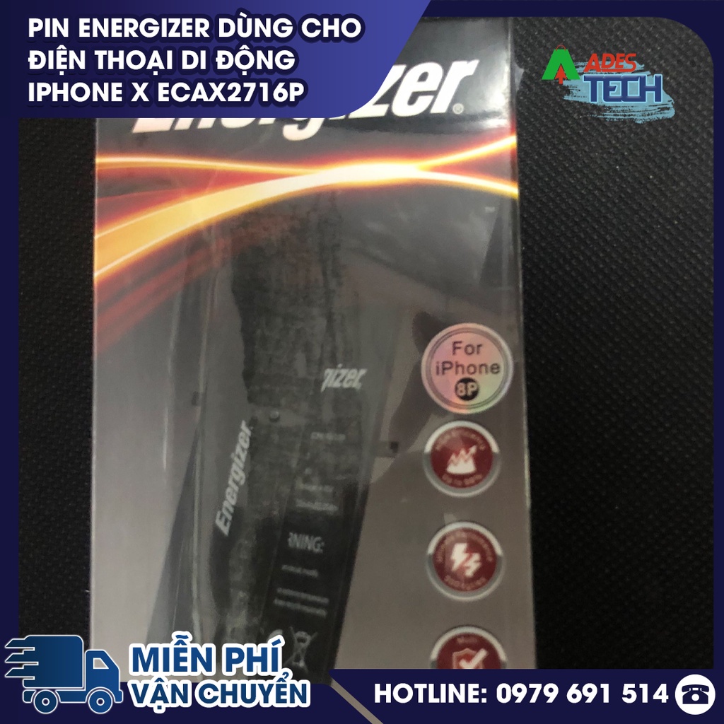 Pin Energizer dùng cho điện thoại di động iPhone X ECAX2716P - BẢO HÀNH 12 THÁNG